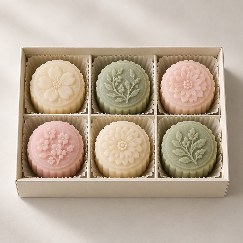 Snow-skin mooncake selection