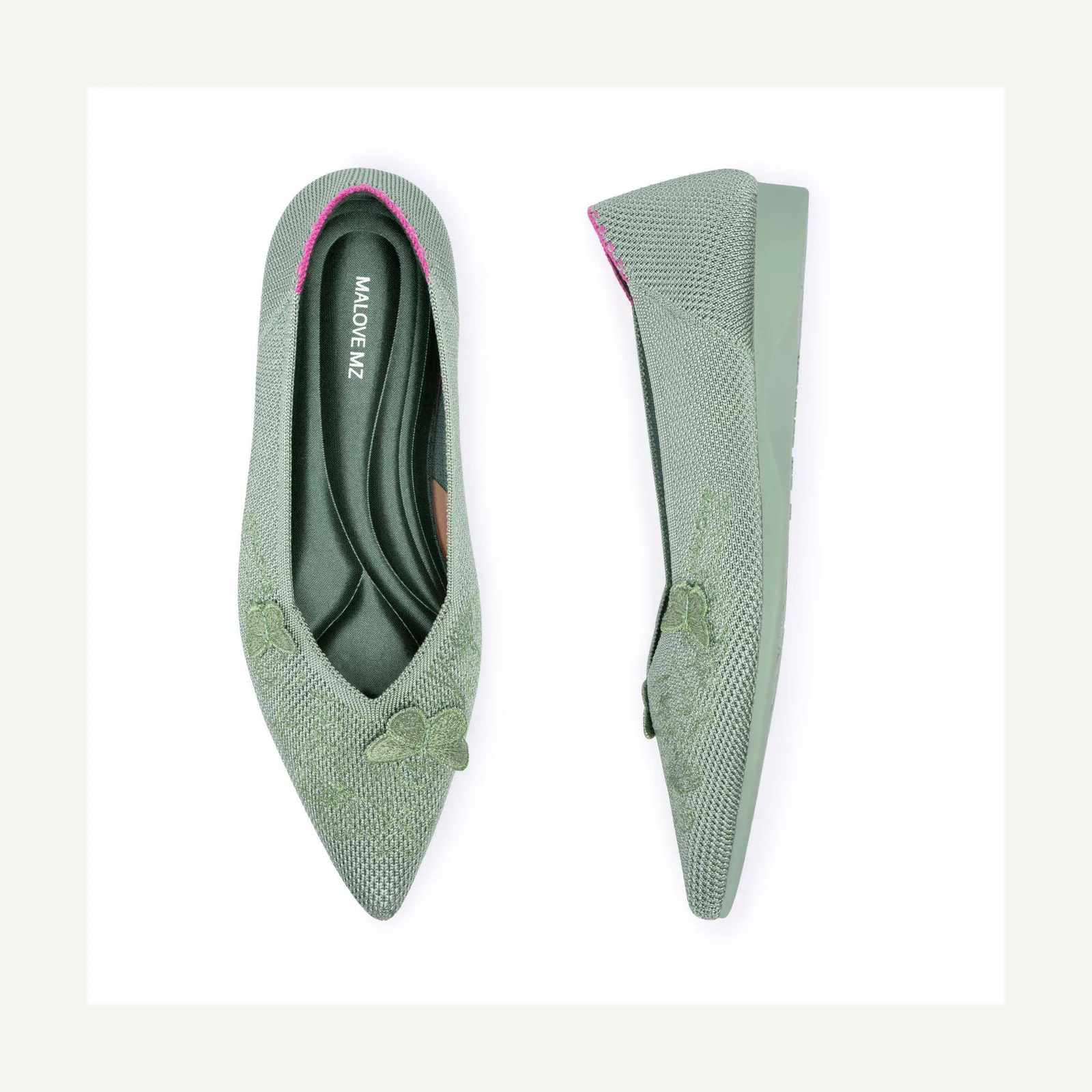 Butterfly-detail shoes · 24P20-6